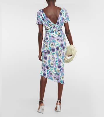 Havana printed jersey midi dress | Diane von Furstenberg
