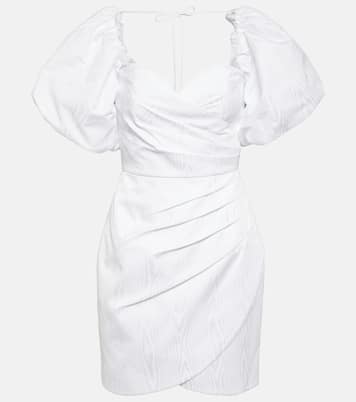 Puff-sleeve minidress | Rebecca Vallance