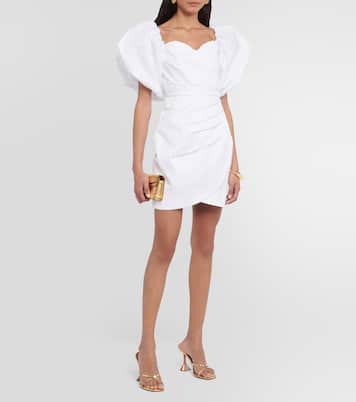 Puff-sleeve minidress | Rebecca Vallance