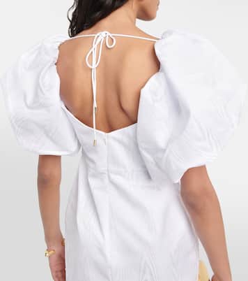 Puff-sleeve minidress | Rebecca Vallance