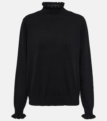 Ruffled cashmere and wool sweater | Jardin des Orangers