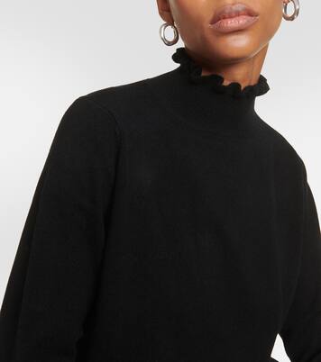 Ruffled cashmere and wool sweater | Jardin des Orangers