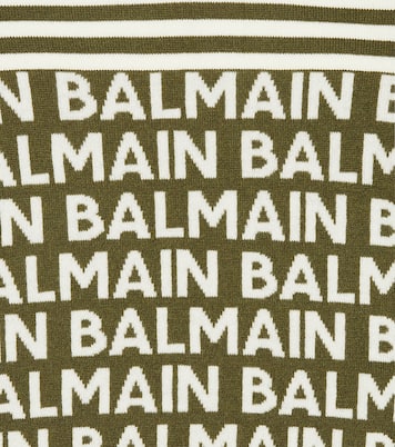 Sudadera en mezcla de lana con logo | Balmain Kids