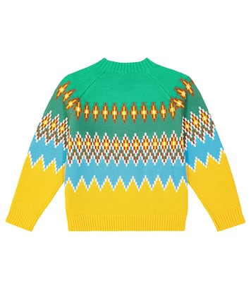 Jersey de algodón y lana Fair Isle | Stella McCartney Kids