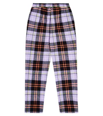 Checked cotton pants | Paade Mode