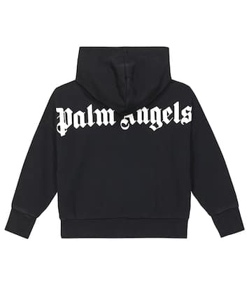 Felpa in jersey di cotone con cappuccio | Palm Angels Kids