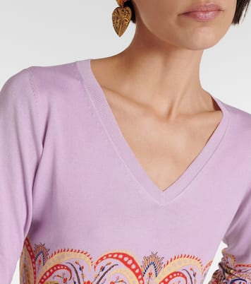 Jersey de mezcla de seda estampado | Etro