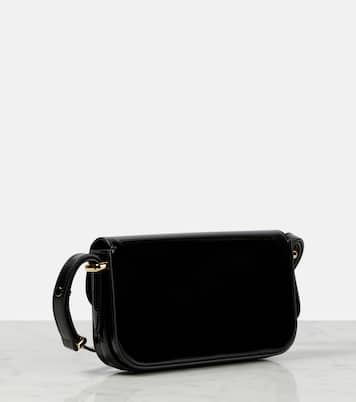 Sac en cuir verni à logo | Prada