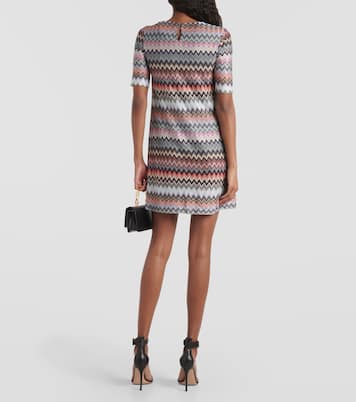 Zig Zag cotton-blend minidress  | Missoni