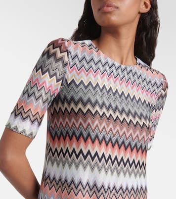 Zig Zag cotton-blend minidress  | Missoni