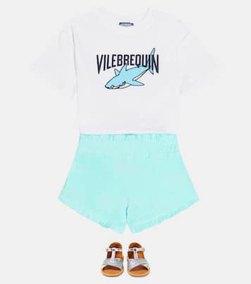 Shorts mare in spugna di cotone jacquard | Vilebrequin Kids