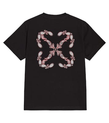 T-shirt Arrows Bandana en coton | Off-White Kids
