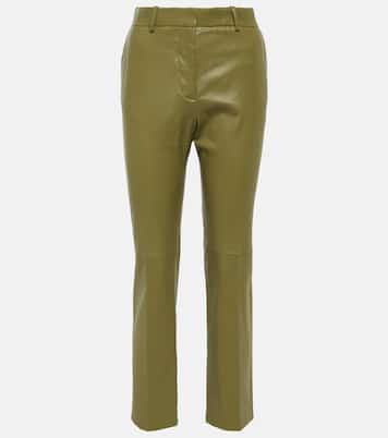 Pantaloni regular Coleman in pelle | Joseph