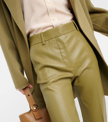 Pantaloni regular Coleman in pelle | Joseph