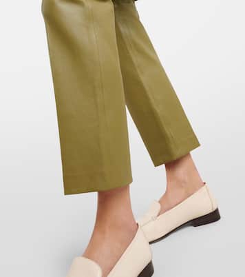 Pantaloni regular Coleman in pelle | Joseph