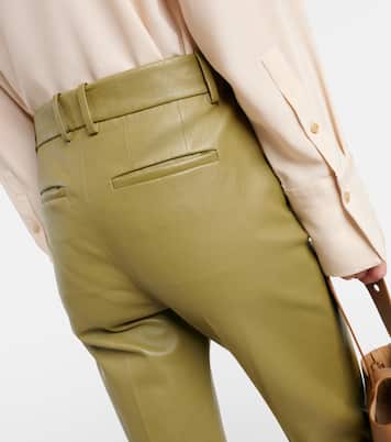 Pantaloni regular Coleman in pelle | Joseph