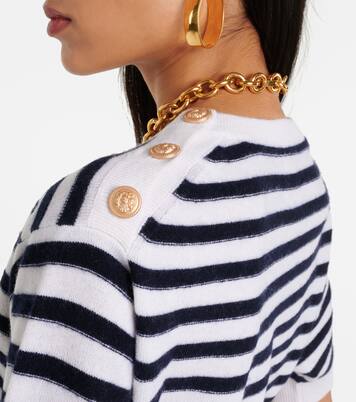Jersey de lana y cachemir a rayas | Jardin des Orangers