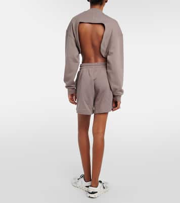 Sudadera cropped TrueCasuals de algodón | Adidas by Stella McCartney