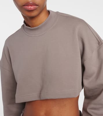 Sudadera cropped TrueCasuals de algodón | Adidas by Stella McCartney