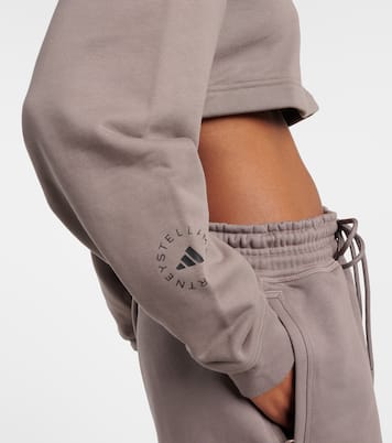 Sudadera cropped TrueCasuals de algodón | Adidas by Stella McCartney