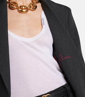 Mantel aus Wolle | Gucci