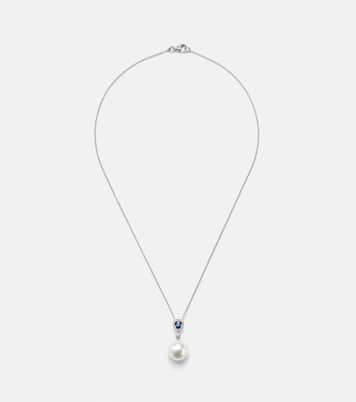 Collier Romance en or blanc 18 ct, saphirs, diamants et perles | Bucherer Fine Jewellery