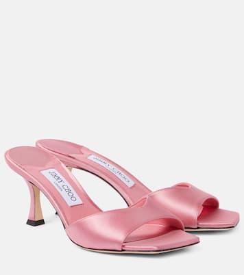 Skye 70 satin mules | Jimmy Choo