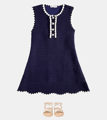 Abito in crochet di misto cotone | Self-Portrait Kids