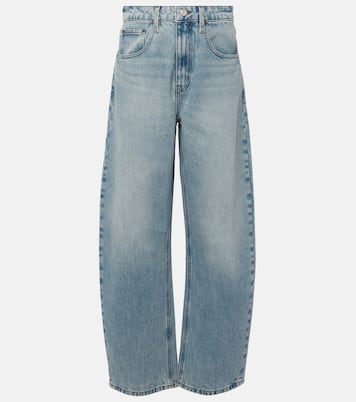 High-Rise Barrel Jeans | Frame