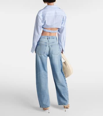 High-Rise Barrel Jeans | Frame