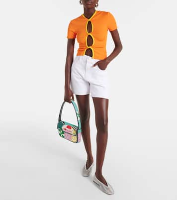 Shorts di jeans Easy a vita alta | Frame