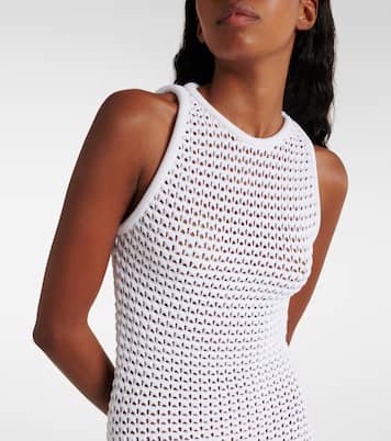 Robe midi en crochet | Alaïa