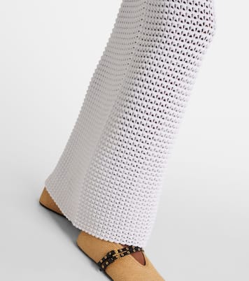 Robe midi en crochet | Alaïa