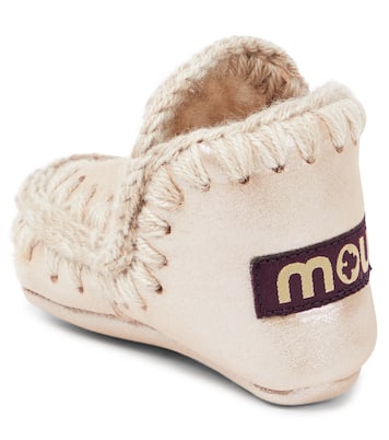 Baby - Stivaletti in suede con shearling | Mou Kids