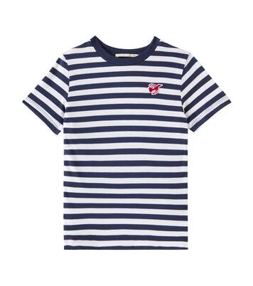 Camiseta de jersey de algodón a rayas | Scotch & Soda Kids
