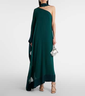 One-Shoulder-Maxikleid Betsy Spirito aus Seide | Taller Marmo