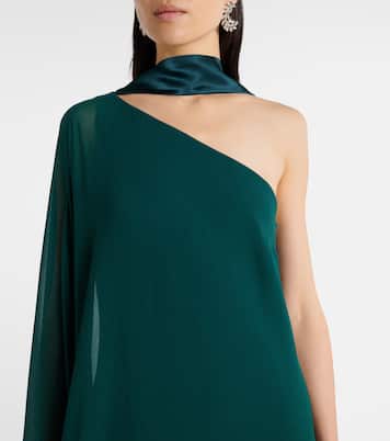 One-Shoulder-Maxikleid Betsy Spirito aus Seide | Taller Marmo