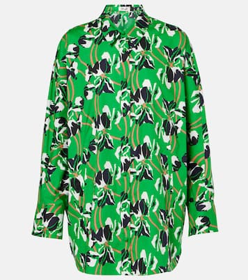 Bedruckte Bluse Caleb aus Baumwolle | Diane von Furstenberg