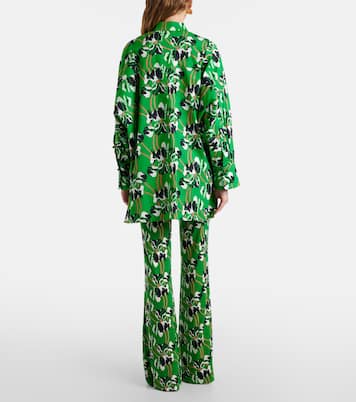 Bedruckte Bluse Caleb aus Baumwolle | Diane von Furstenberg
