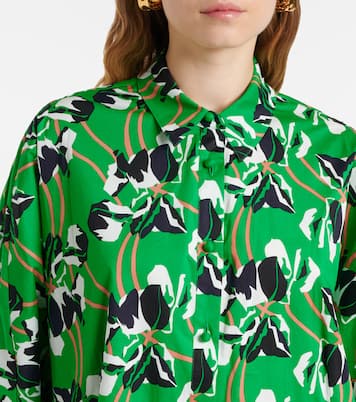 Bedruckte Bluse Caleb aus Baumwolle | Diane von Furstenberg