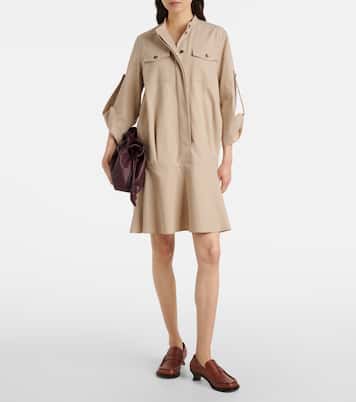 Hemdblusenkleid aus Baumwolle | Loewe