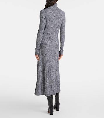 Ribbed-knit turtleneck wool and silk dress | Joseph