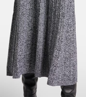 Ribbed-knit turtleneck wool and silk dress | Joseph