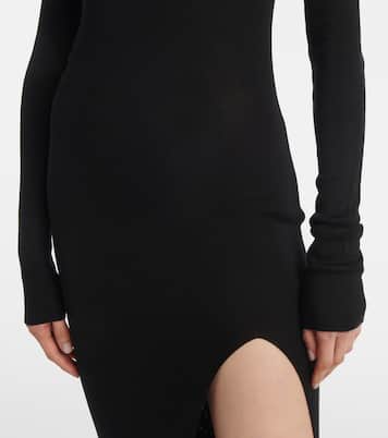 Robe longue Ciro en soie mélangée | Aya Muse