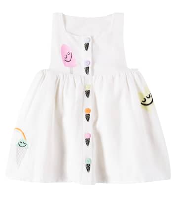 Baby Kleid aus Leinen und Baumwolle | Stella McCartney Kids