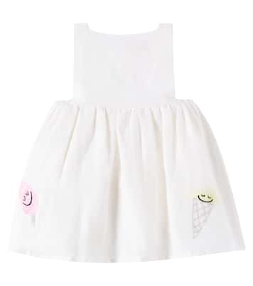 Baby Kleid aus Leinen und Baumwolle | Stella McCartney Kids