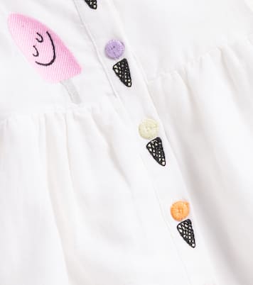 Baby Kleid aus Leinen und Baumwolle | Stella McCartney Kids