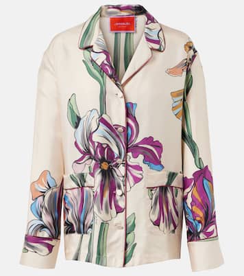 Camisa de seda floral | La DoubleJ
