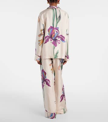 Camisa de seda floral | La DoubleJ