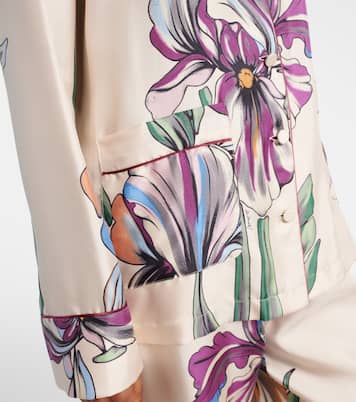 Camisa de seda floral | La DoubleJ